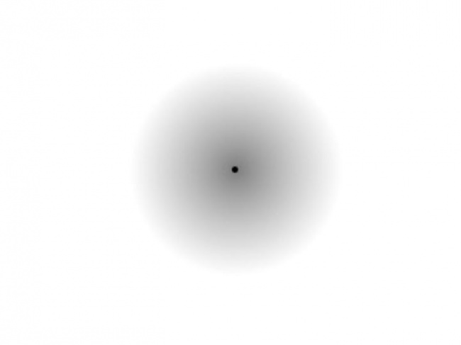 Focus on the black spot Focus on the black spot